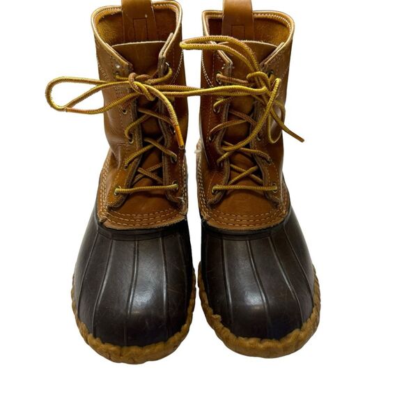 Vintage L.L. Bean Women's Duck Boots Maine Hunting Shoe Bean Boots Size 7M - Picture 2 of 9